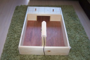 Large handmade tortoise table